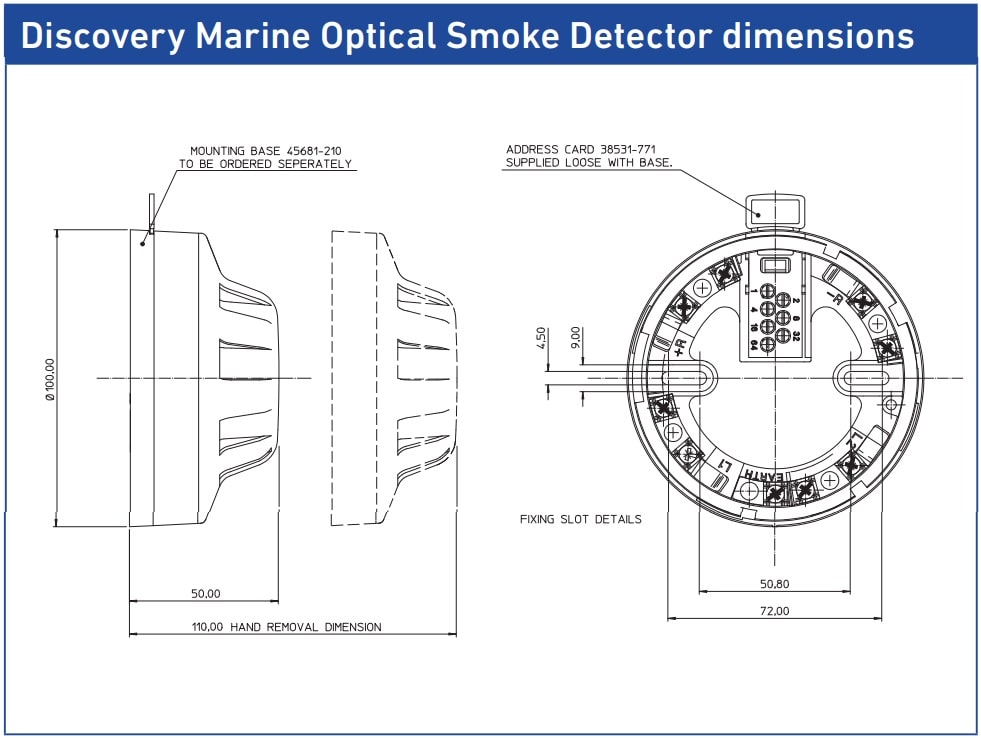 Apollo Discovery Marine Adreslenebilir Optik Duman Dedektörü [SIL2]